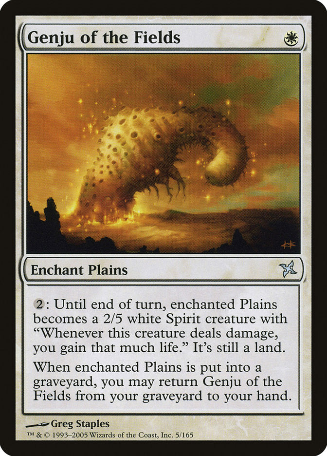 Genju of the Fields – Uncommon Magic: The Gathering card from Betrayers of Kamigawa (#5)