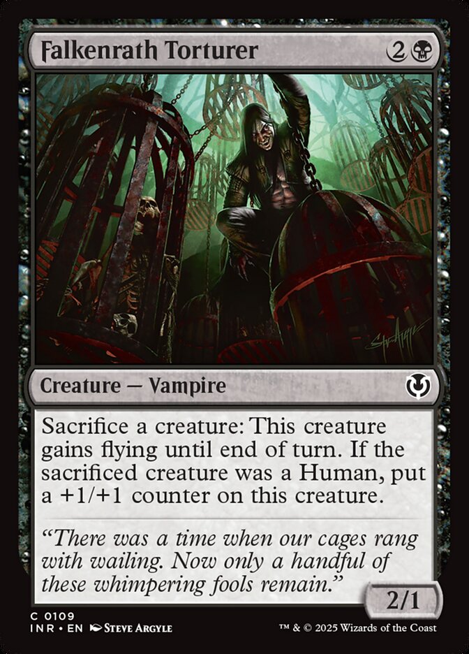 Falkenrath Torturer – Common Magic: The Gathering card from Innistrad Remastered (#109)