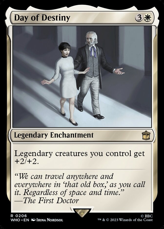 Day of Destiny – Rare Magic: The Gathering card from Doctor Who (#206)