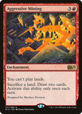 Aggressive Mining – Rare Magic: The Gathering card from Magic 2015 (#127)