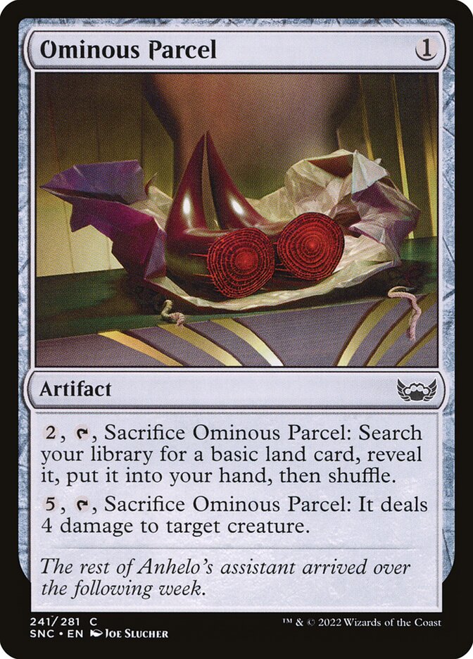 Ominous Parcel – Common Magic: The Gathering card from Streets of New Capenna (#241)