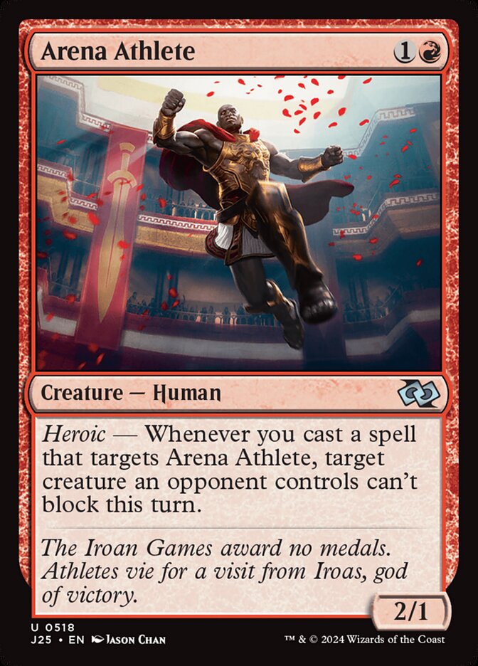 Arena Athlete – Uncommon Magic: The Gathering card from Foundations Jumpstart (#518)