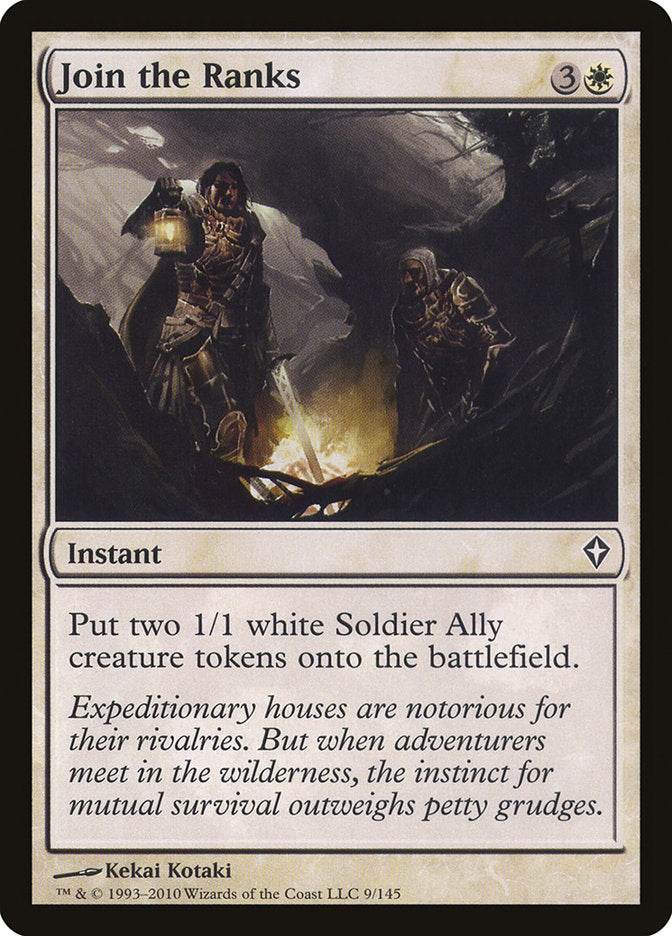 Join the Ranks – Common Magic: The Gathering card from Worldwake (#9)