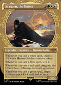 Aragorn, the Uniter – Mythic Magic: The Gathering card from The Lord of the Rings: Tales of Middle-earth (#317)