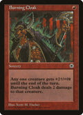 Burning Cloak – Common Magic: The Gathering card from Portal (#120)