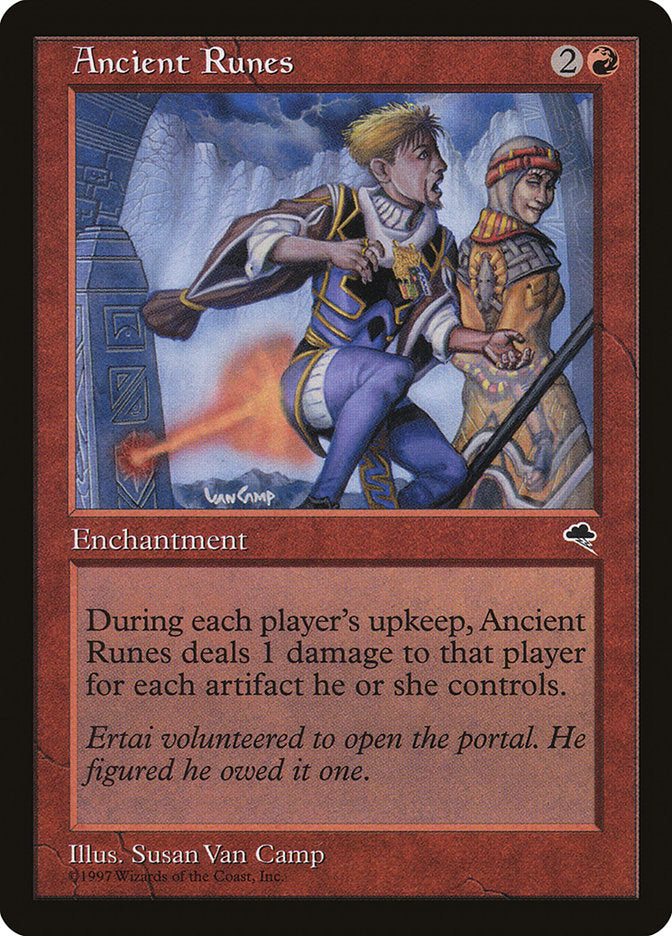 Ancient Runes – Uncommon Magic: The Gathering card from Tempest (#161)