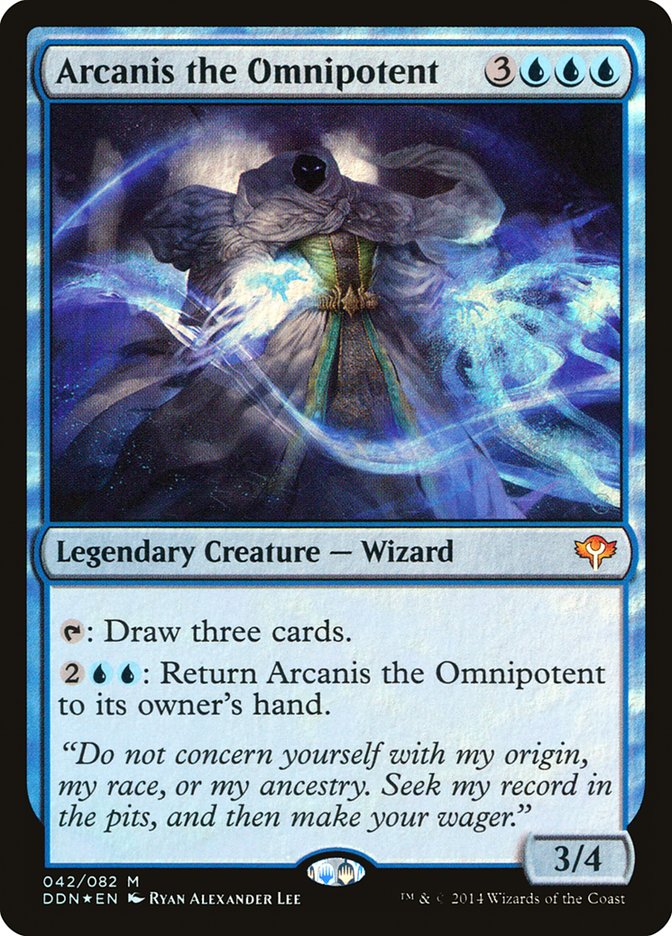 Arcanis the Omnipotent – Mythic Magic: The Gathering card from Duel Decks: Speed vs. Cunning (#42)