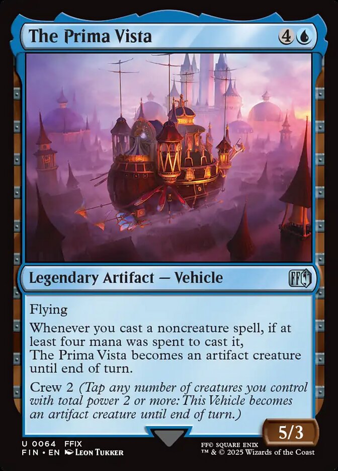 The Prima Vista – Uncommon Magic: The Gathering card from Final Fantasy (#64)