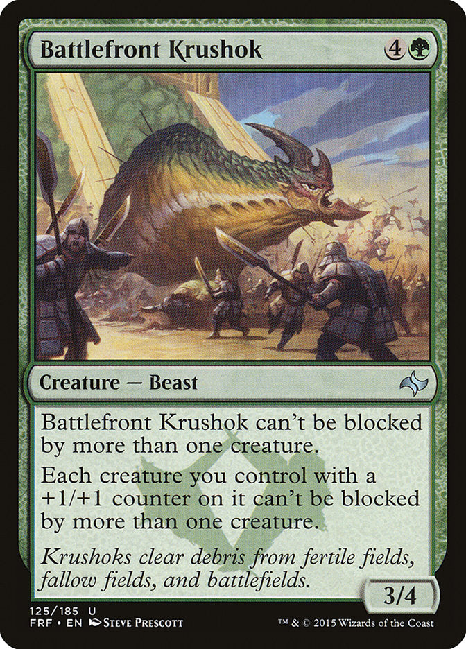Battlefront Krushok – Uncommon Magic: The Gathering card from Fate Reforged (#125)