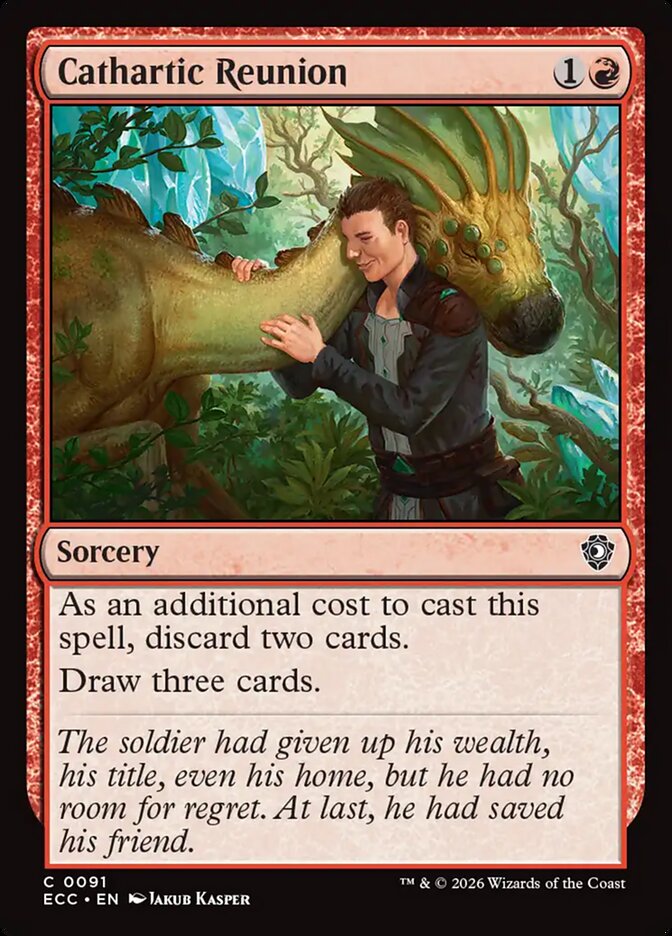 Cathartic Reunion – Common Magic: The Gathering card from Lorwyn Eclipsed Commander (#91)