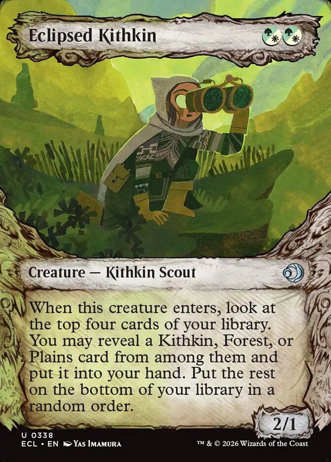 Eclipsed Kithkin – Uncommon Magic: The Gathering card from Lorwyn Eclipsed (#338)