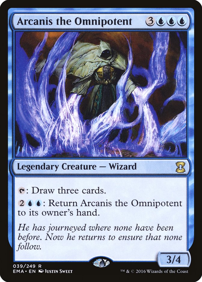 Arcanis the Omnipotent – Rare Magic: The Gathering card from Eternal Masters (#39)