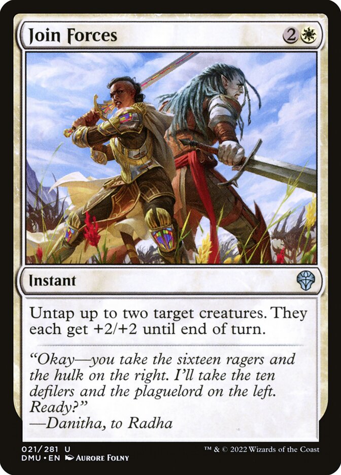 Join Forces – Uncommon Magic: The Gathering card from Dominaria United (#21)