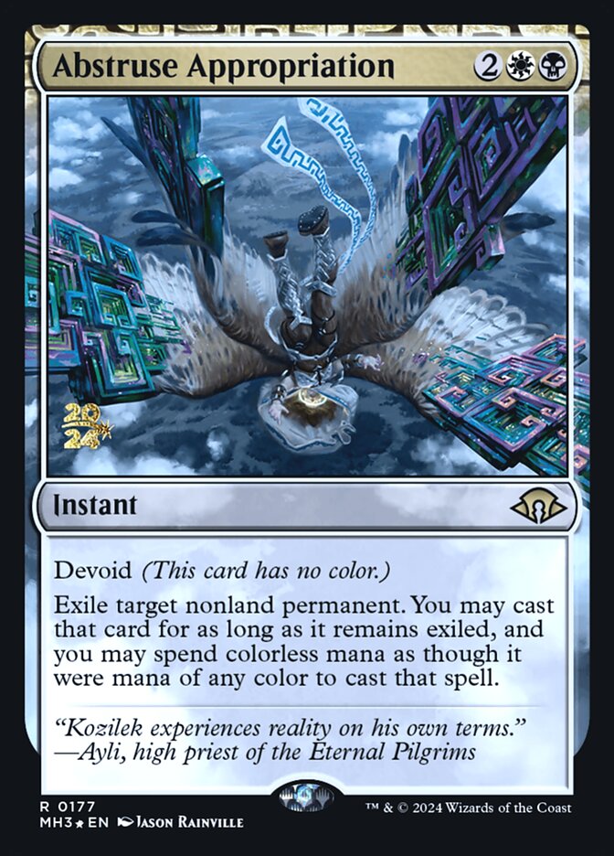 Abstruse Appropriation – Rare Magic: The Gathering card from Modern Horizons 3 Promos (#177s)