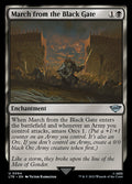 March from the Black Gate – Uncommon Magic: The Gathering card from The Lord of the Rings: Tales of Middle-earth (#94)