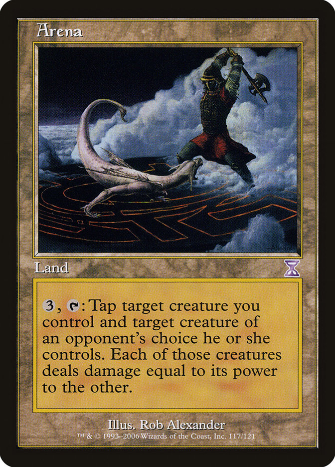 Arena – Special Magic: The Gathering card from Time Spiral Timeshifted (#117)