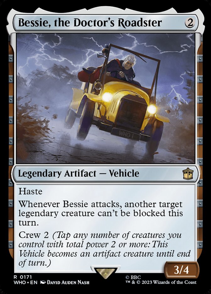 Bessie, the Doctor's Roadster – Rare Magic: The Gathering card from Doctor Who (#171)