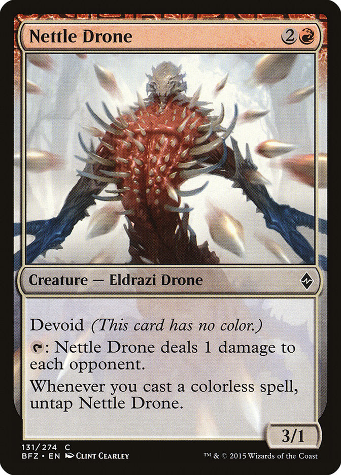 Nettle Drone – Common Magic: The Gathering card from Battle for Zendikar (#131)