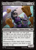 Oroku Saki, Shredder Rising – Common Magic: The Gathering card from Teenage Mutant Ninja Turtles (#68)