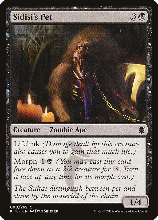 Sidisi's Pet – Common Magic: The Gathering card from Khans of Tarkir (#90)