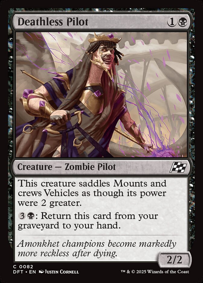 Deathless Pilot – Common Magic: The Gathering card from Aetherdrift (#82)