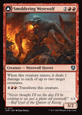 Smoldering Werewolf // Erupting Dreadwolf – Uncommon Magic: The Gathering card from Innistrad Remastered (#171)