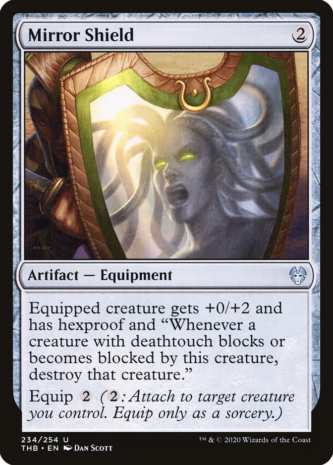 Mirror Shield – Uncommon Magic: The Gathering card from Theros Beyond Death (#234)