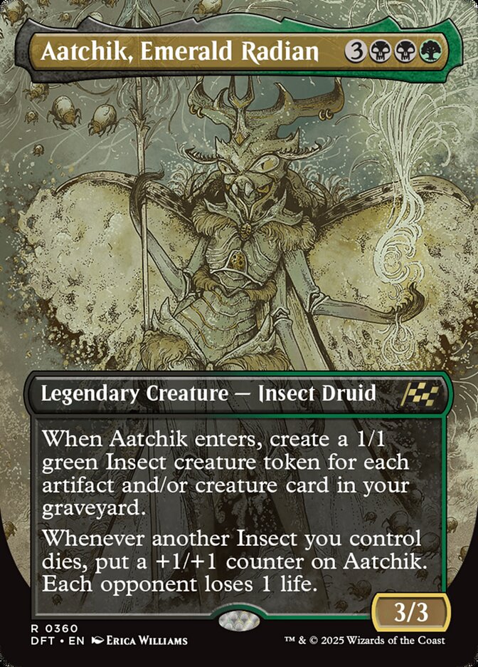 Aatchik, Emerald Radian – Rare Magic: The Gathering card from Aetherdrift (#360)
