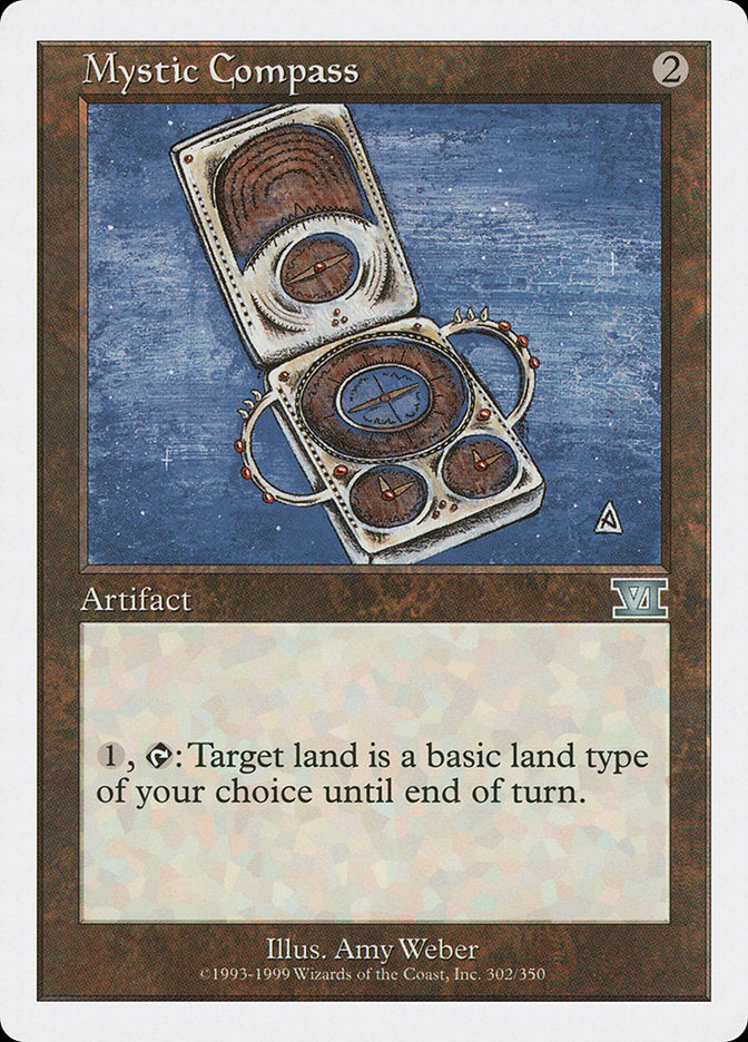 Mystic Compass – Uncommon Magic: The Gathering card from Classic Sixth Edition (#302)