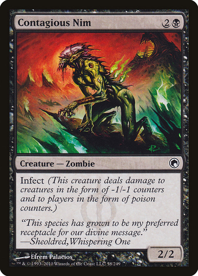 Contagious Nim – Common Magic: The Gathering card from Scars of Mirrodin (#58)