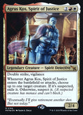 Agrus Kos, Spirit of Justice – Mythic Magic: The Gathering card from Murders at Karlov Manor Promos (#184s)