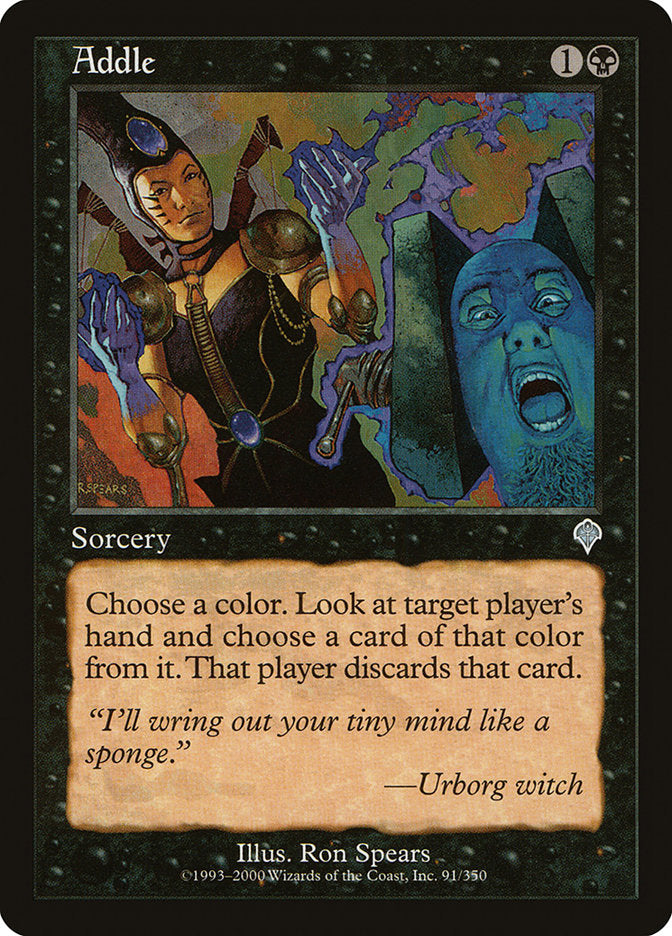 Addle – Uncommon Magic: The Gathering card from Invasion (#91)