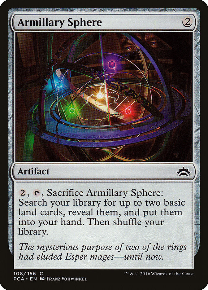 Armillary Sphere – Common Magic: The Gathering card from Planechase Anthology (#108)