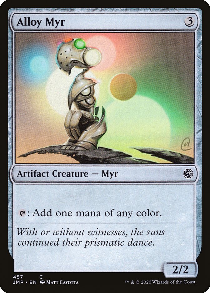 Alloy Myr – Common Magic: The Gathering card from Jumpstart (#457)