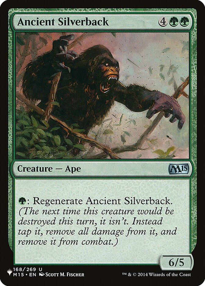 Ancient Silverback – Uncommon Magic: The Gathering card from The List (#M15-168)