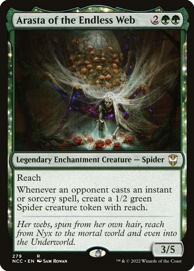 Arasta of the Endless Web – Rare Magic: The Gathering card from New Capenna Commander (#279)
