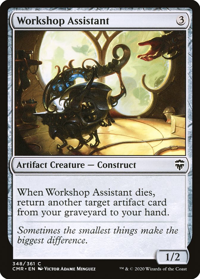 Workshop Assistant – Common Magic: The Gathering card from Commander Legends (#348)