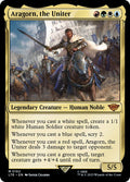 Aragorn, the Uniter – Mythic Magic: The Gathering card from The Lord of the Rings: Tales of Middle-earth (#192)