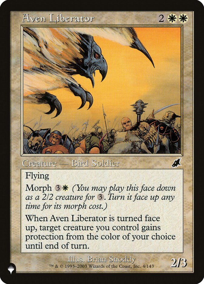 Aven Liberator – Common Magic: The Gathering card from The List (#SCG-4)