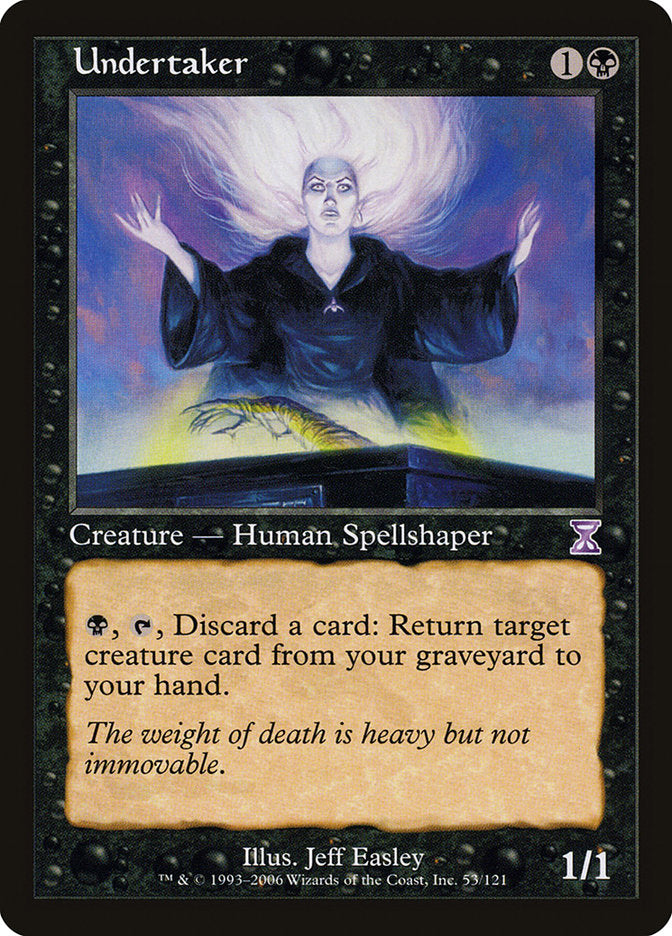 Undertaker – Special Magic: The Gathering card from Time Spiral Timeshifted (#53)