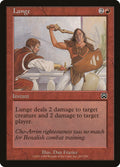 Lunge – Common Magic: The Gathering card from Mercadian Masques (#203)