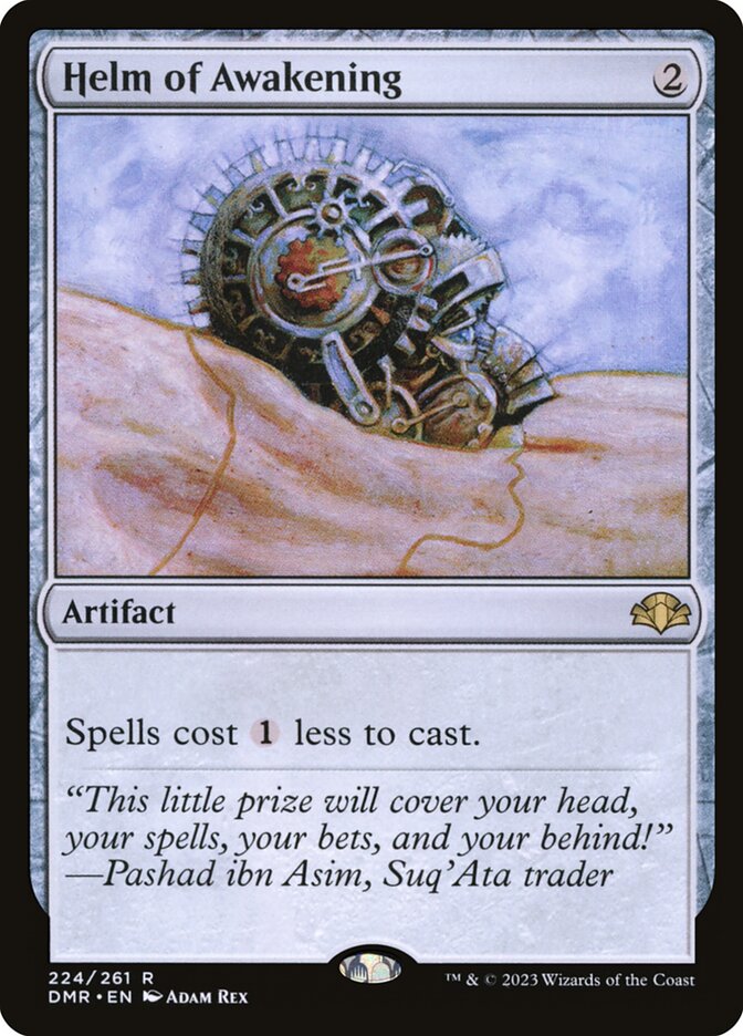 Helm of Awakening – Rare Magic: The Gathering card from Dominaria Remastered (#224)