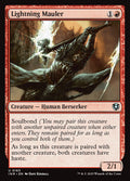 Lightning Mauler – Uncommon Magic: The Gathering card from Innistrad Remastered (#163)