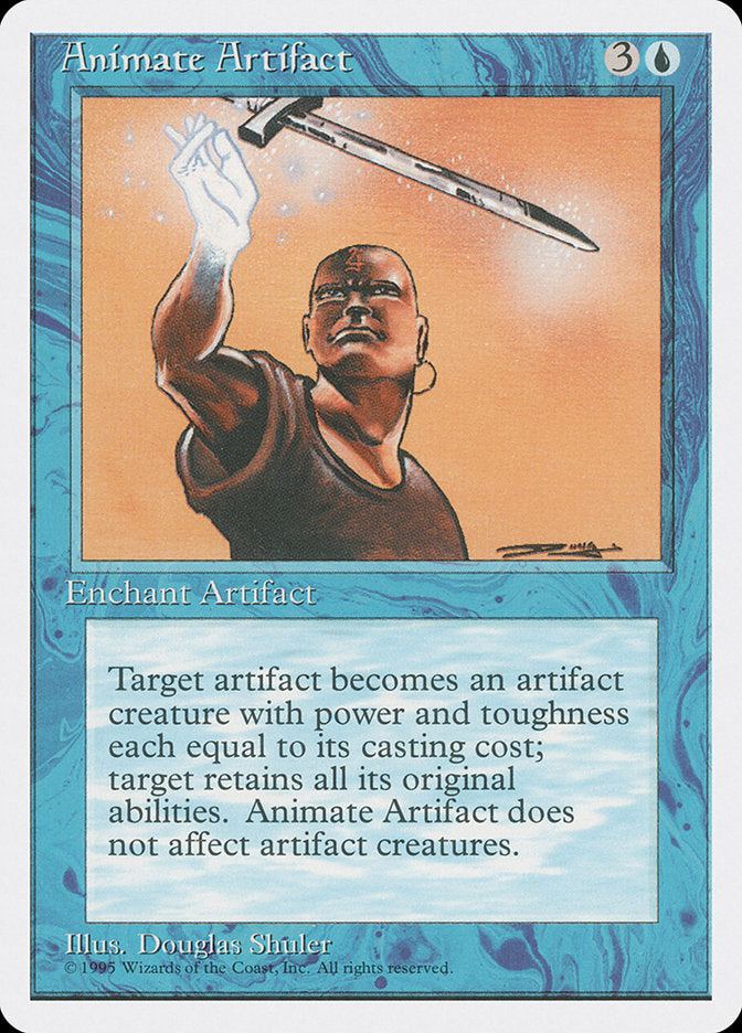 Animate Artifact – Uncommon Magic: The Gathering card from Fourth Edition (#60)