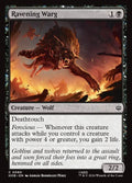 Ravening Warg – Common Magic: The Gathering card from The Hobbit (#80)