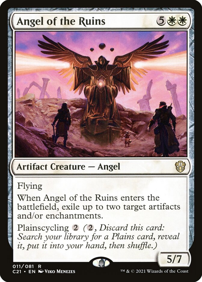 Angel of the Ruins – Rare Magic: The Gathering card from Commander 2021 (#11)