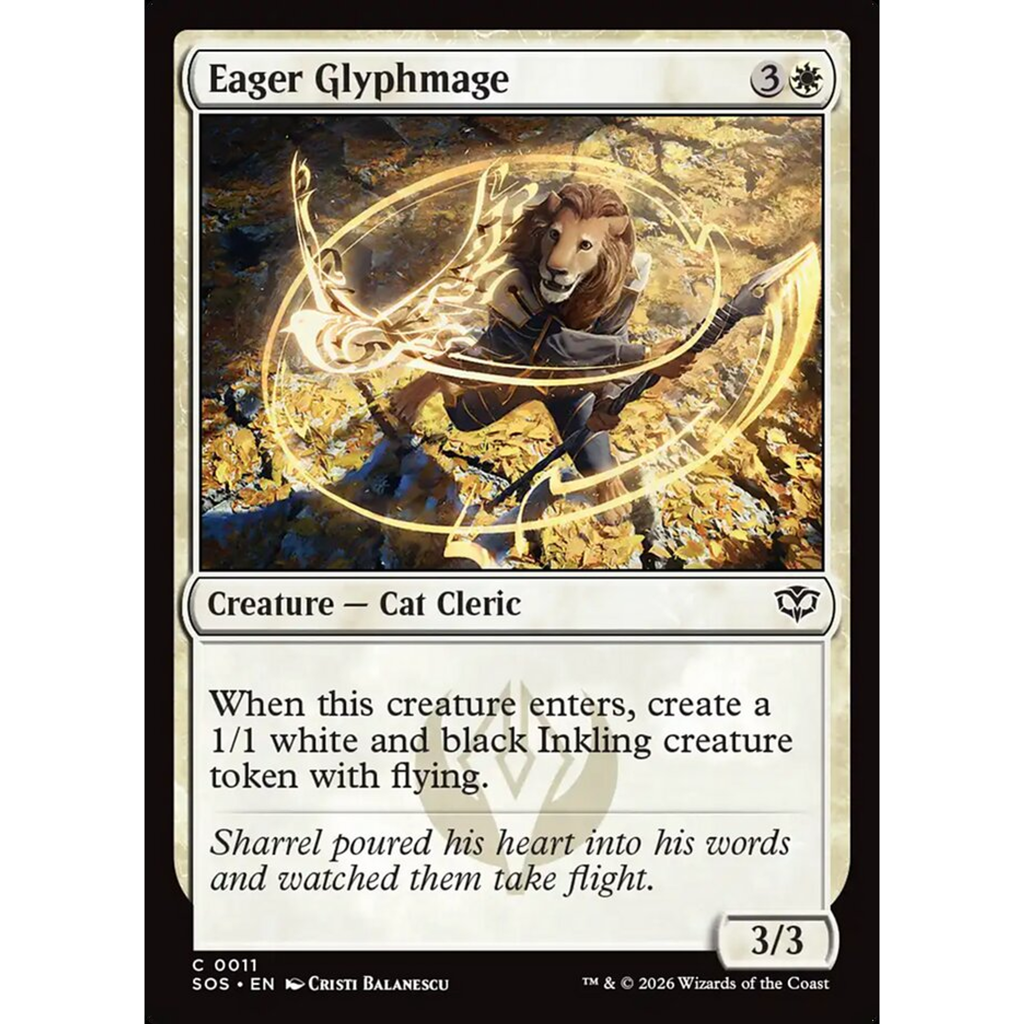Eager Glyphmage (SOS 11) — Moore Collectables UK