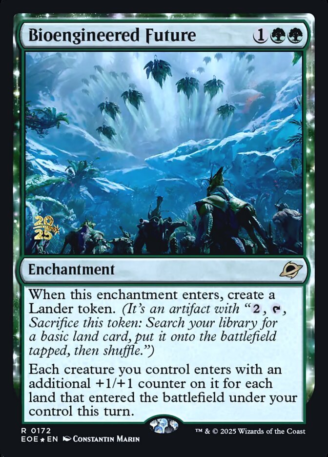 Bioengineered Future – Rare Magic: The Gathering card from Edge of Eternities Promos (#172s)