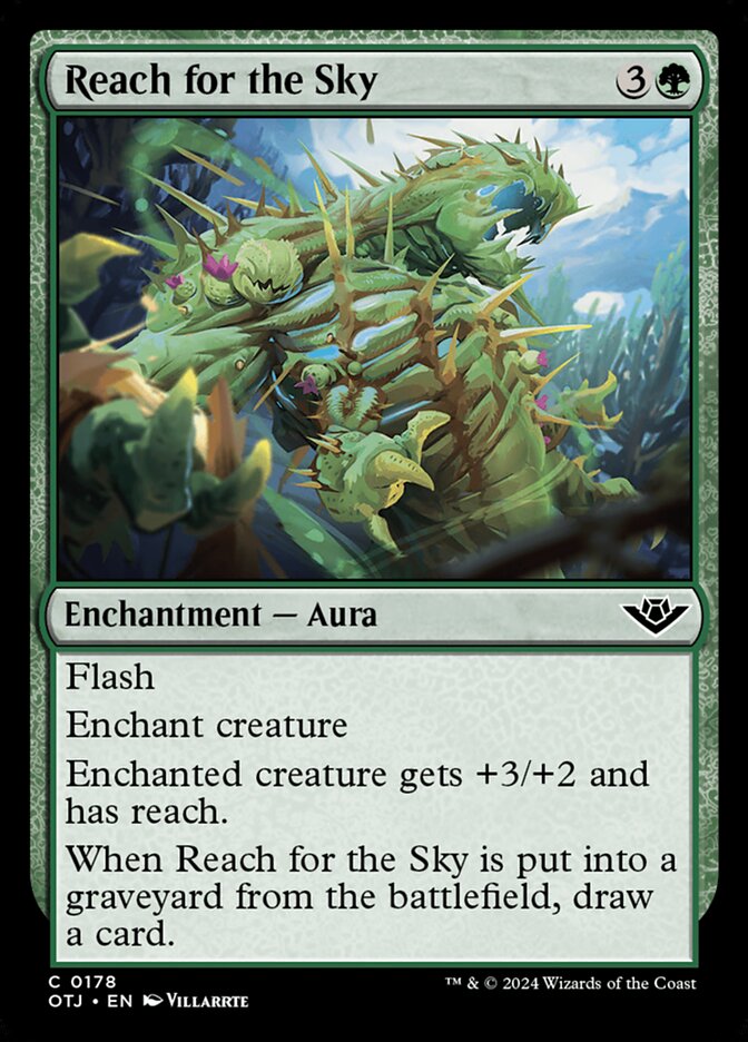 Reach for the Sky – Common Magic: The Gathering card from Outlaws of Thunder Junction (#178)