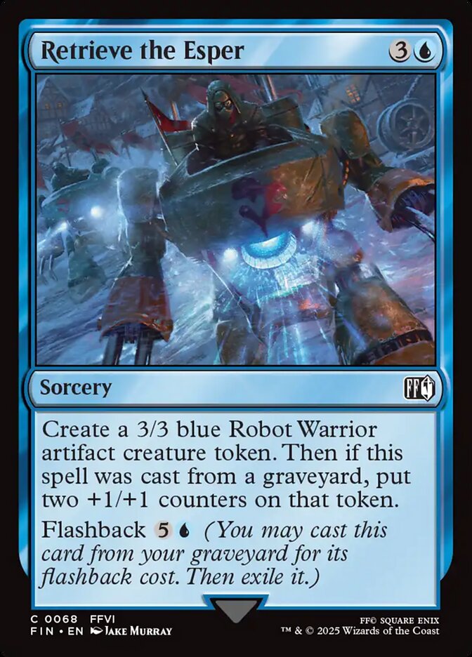 Retrieve the Esper – Common Magic: The Gathering card from Final Fantasy (#68)